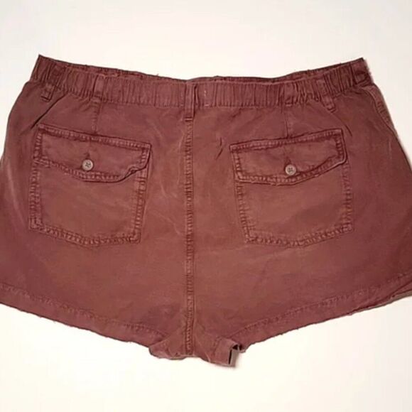 Aerie American Eagle AE Wander Shorts Dark Brown Find Happy Everywhere XXL. NWT - Picture 3 of 13